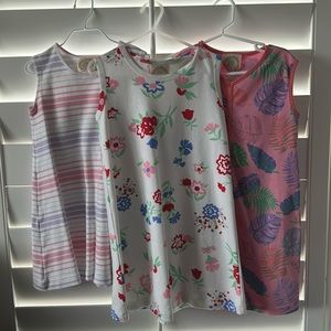 Sleeveless girls Beaufort Bonnet Company dresses size 6/7.